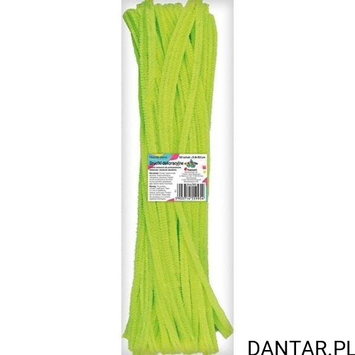 Druciki dekoracyjne 0.6x30cm cytrynowe Titanum a50