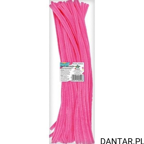 Druciki kreatywne 0,6x30cm różowy Titanum a50