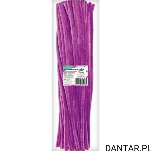 Druciki dekoracyjne 0.6x30cm fioletowe Titanum a50