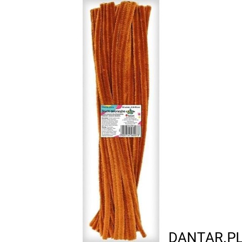 Druciki dekoracyjne 0,6x30cm średni brąz Titanum a50