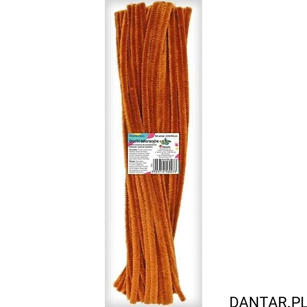 Druciki dekoracyjne 0,6x30cm średni brąz Titanum a50