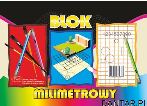 Blok milimetrowy A3 Protos