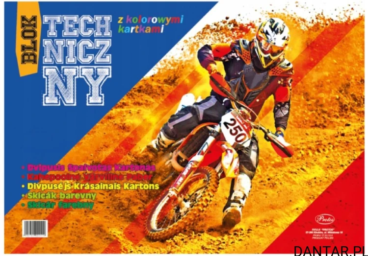 Blok techniczny A3 kolor Protos a1/10