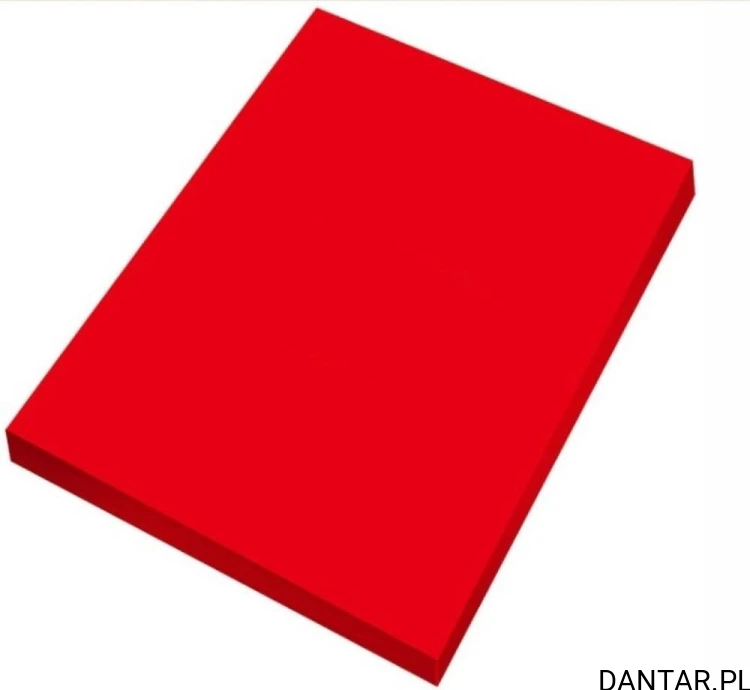 Papier ksero A4 czerwony 80g a100