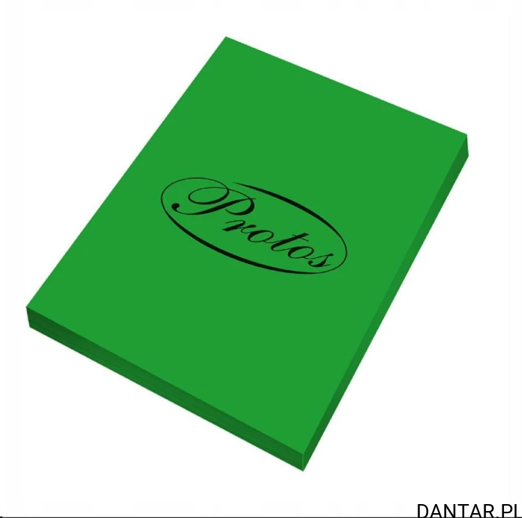 Papier ksero A4 160g zielony Protos a50