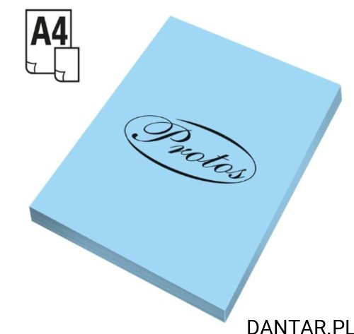 Papier ksero A4 160g błękitny Protos a50