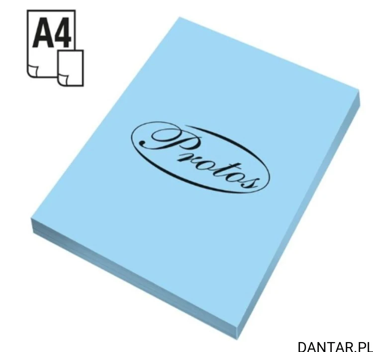 Papier ksero A4 160g błękitny Protos a50