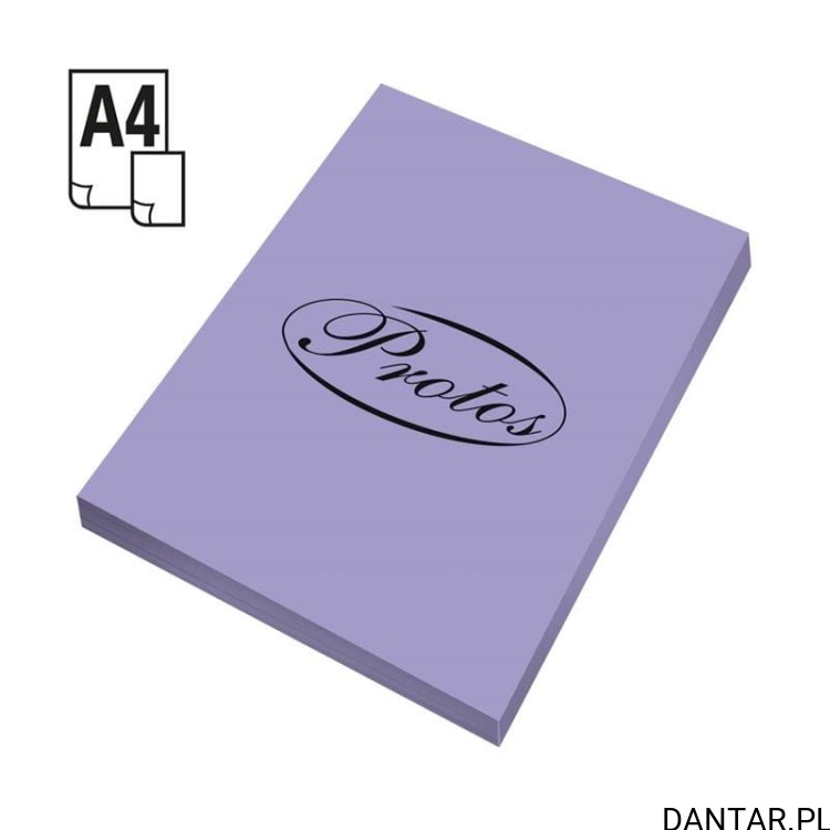 Papier ksero A4 80g fioletowy Protos a100
