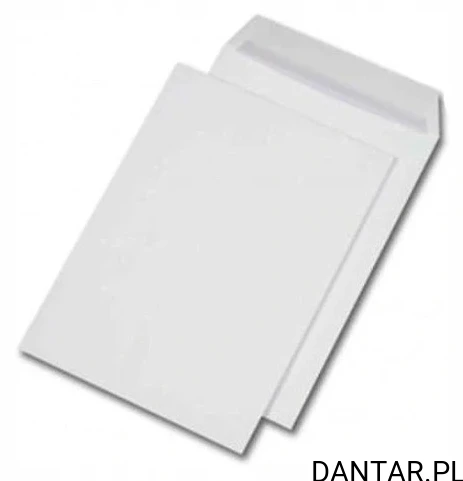 Koperta C5 HK 229x162 biała  samoklejąca z paskiem 1345 a500 