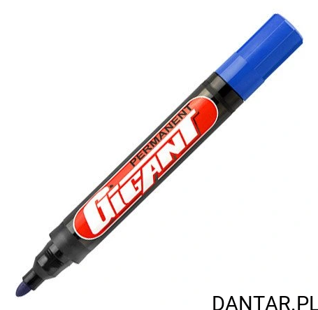Marker permamentny okrągły niebieski gigant Kamet a1/12