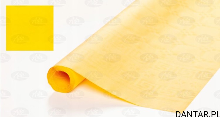 Obrus papierowy żółty 1,20x6mb