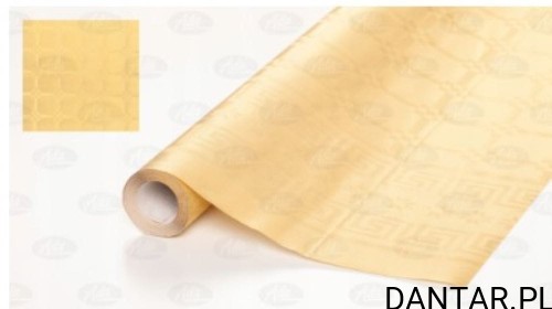 Obrus papierowy złoty 1,20x6mb