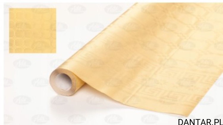 Obrus papierowy złoty 1,20x6mb