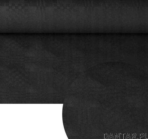 Obrus papierowy czarny 1,20x6mb