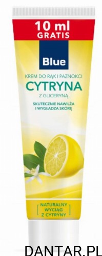 Krem do rąk Blue cytryna z gliceryną 110ml