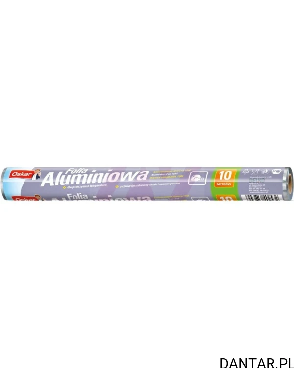 Folia aluminiowa 10m rolka OSKAR