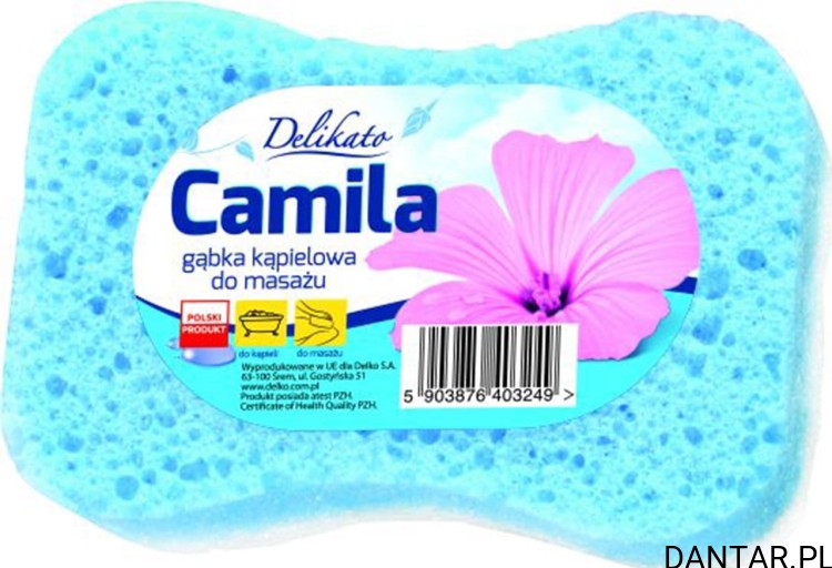 Gąbka kąpielowa do masażu delikato Camila a1/34