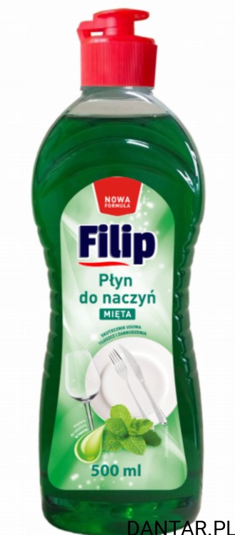 Płyn do mycia naczyń Filip 500ml mięta