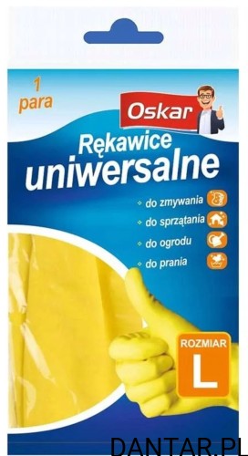 Rękawice gumowe L OSKAR a'1/12
