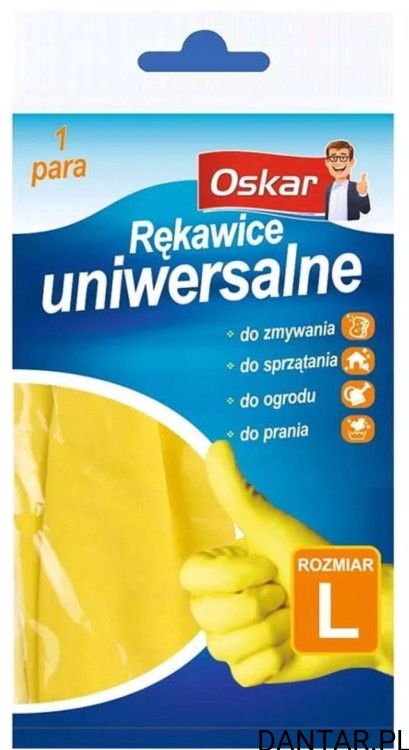 Rękawice gumowe L OSKAR a'1/12