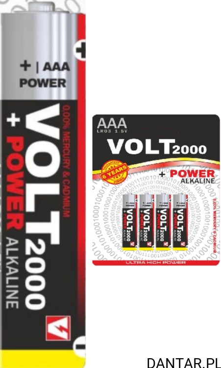 Baterie LR03 AAA alkaline Volt a4