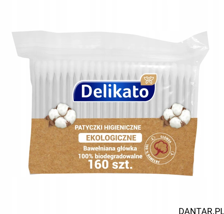 Patyczki higieniczne delikato folia eco a160