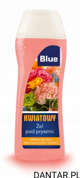 Żel pod prysznic BLUE damski kwiatowy 300ml