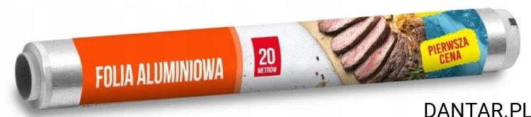 Folia aluminiowa 20m Pierwsza Cena a1/53