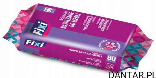 Ściereczki nawilżane do mebli – zapach kwiatowy Stella a80