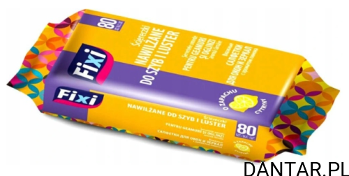 Ściereczki nawilżane do szyb - zapach cytryna a80