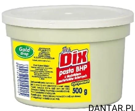 Pasta bhp z dodatkiem materiałów ściernych cytrynowa 500g a1/12