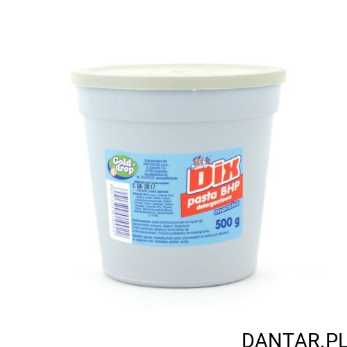 Pasta bhp detergentowa 500g morska Dix a1/24