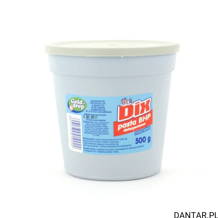 Pasta bhp detergentowa 500g morska Dix a1/24