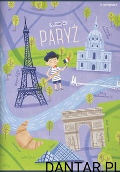 Zeszyt A5 16K kratka miękka okładka TOP 2000 MIAST