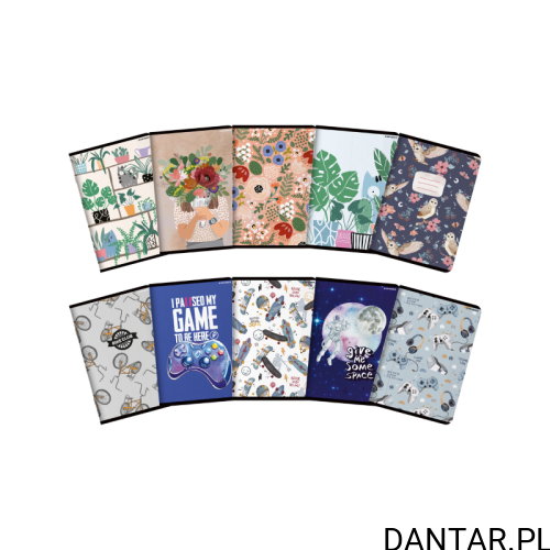 Zeszyt A5 32k linia kolor miękka okładka TOP 2000