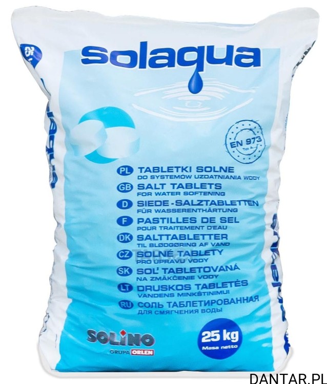 Tabletki solne 25kg Solino