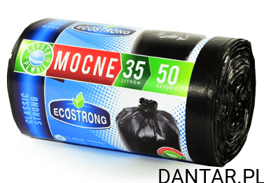 Worki 35l na śmieci czarne HD Sipeko a50/40