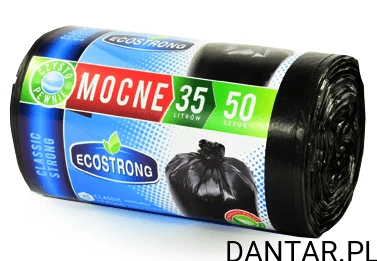 Worki 35l na śmieci czarne HD Sipeko a50/40