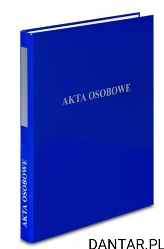 Teczka do akt osobowych segregator z ringiem niebieska Vaupe