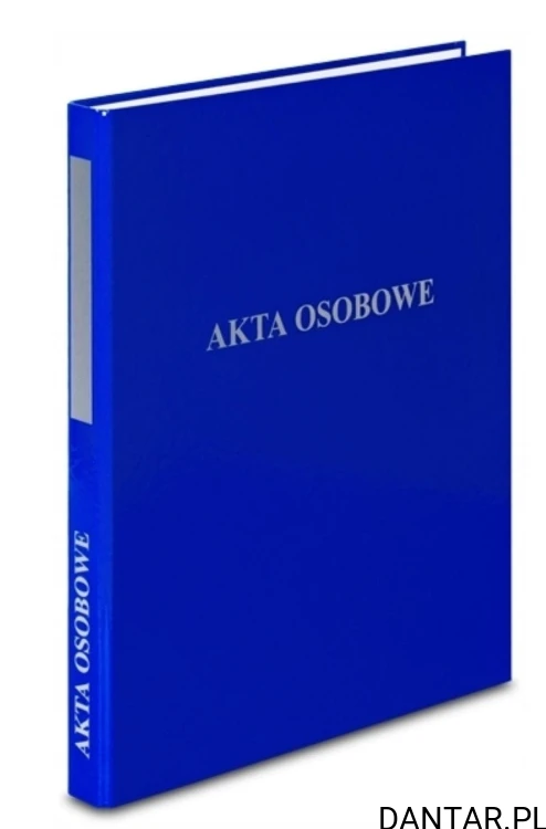 Teczka do akt osobowych segregator z ringiem niebieska Vaupe