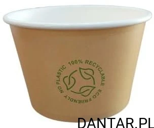 Pojemnik papierowy 500ml *115 kraft Love Nature a50/15 77627
