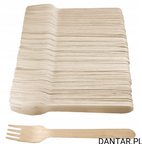 Widelec drewniany 160mm Love Nature a100/20 77658