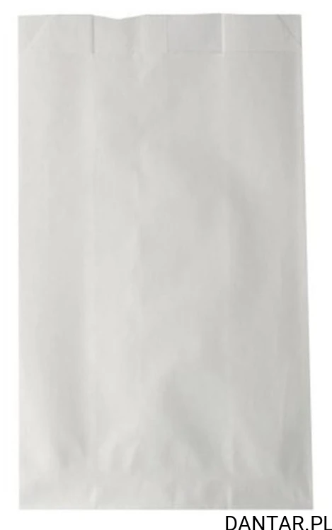 Torebka papierowa fałdowa biała 1kg 240x140x50mm T-908 a1000