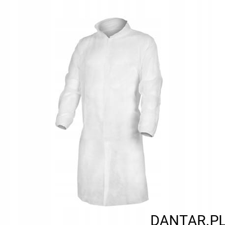 Fartuch flizelinowy laboratoryjny biały XL a1/100