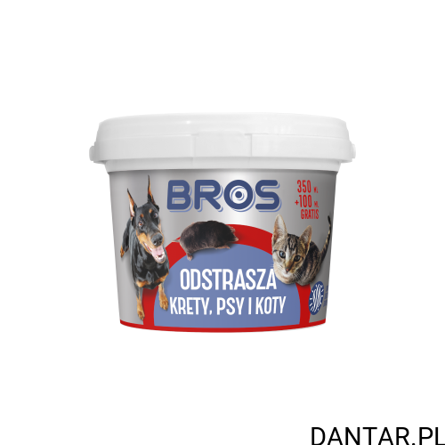 Bros proszek na psy, koty i krety 450ml 