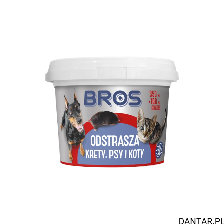 Bros proszek na psy, koty i krety 450ml 