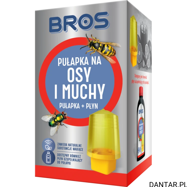 Bros pułapka na muchy i osy płyn 200ml 