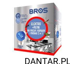 Bros elektryczne urządzenie - płyn 3w1 (muchy, mrówki, komary)