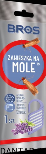 Bros zawieszka na mole lawenda