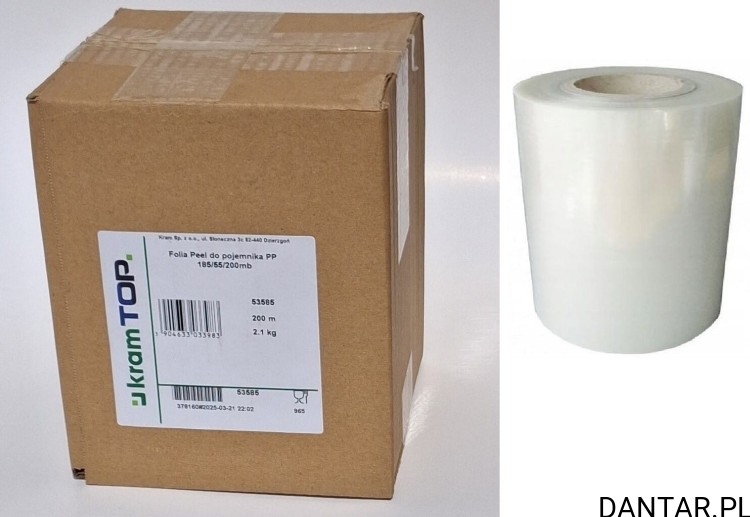 Folia PET/PP do zgrzew 185/55myx200mb 53585 